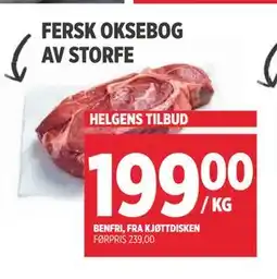 Meny FERSK OKSEBOG AV STORFE tilbud