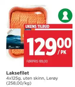 Meny Laksefilet tilbud