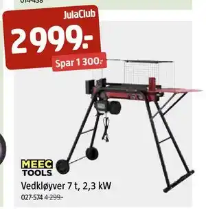 Jula Vedkløyver 7 t, 2,3 kW tilbud