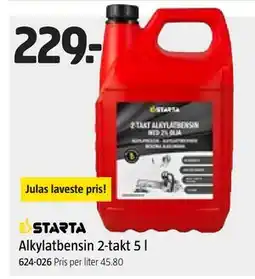 Jula Alkylatbensin 2-takt 5 l tilbud