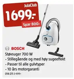 Jula Støvsuger 700 W tilbud