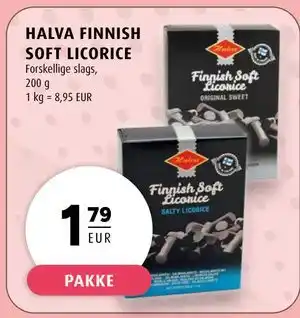 Scandinavian Park HALVA FINNISH SOFT LICORICE tilbud