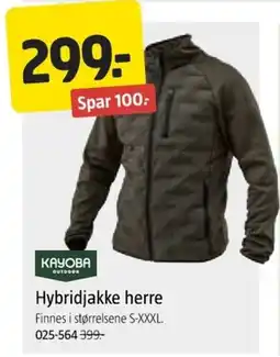 Jula Hybridjakke herre tilbud