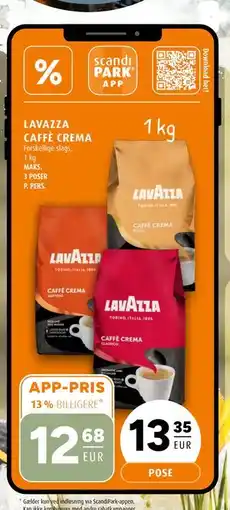 Scandinavian Park LAVAZZA CAFFÈ CREMA tilbud