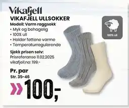 Sport Outlet VIKAFJELL ULLSOKKER tilbud