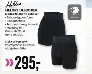 Sport Outlet HELDRE ULLBOXER tilbud