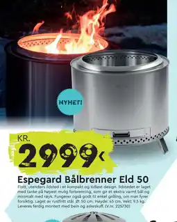Mekk Espegard bålbrenner eld 50 tilbud