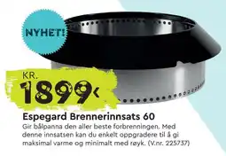 Mekk Espegard brennerinnsats 60 tilbud