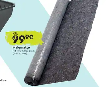 Mekk Malematte tilbud