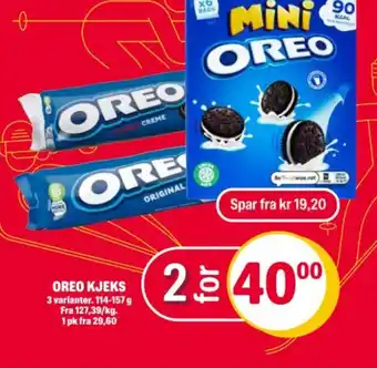 Coop Extra Oreo kjeks tilbud