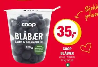 Coop Extra Coop blåbær tilbud