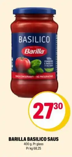 Coop Extra Barilla basilico saus tilbud