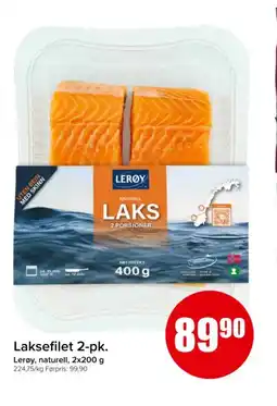 Spar Laksefilet 2-pk. tilbud