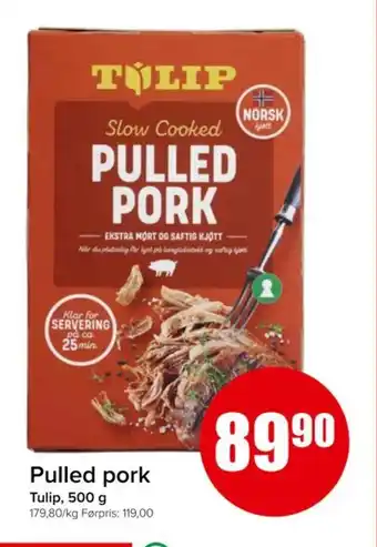 Spar TULIP Pulled pork tilbud