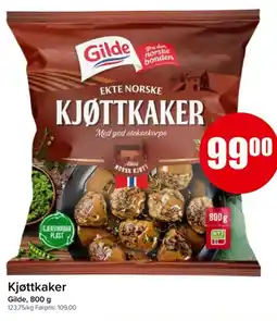 Spar GILDE Kjøttkaker tilbud