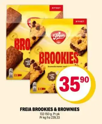 Coop Extra Freia brookies & brownies tilbud