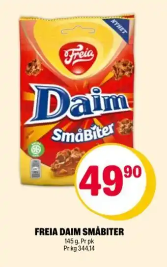 Coop Extra Freia daim småbiter tilbud