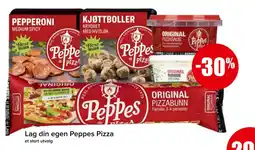 Spar Lag din egen peppes pizza tilbud