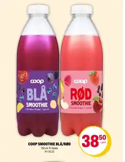 Coop Extra Coop smoothie blå/rød tilbud