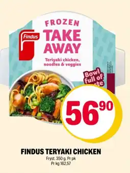 Coop Extra FINDUS Teryaki chicken tilbud