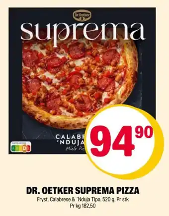 Coop Extra DR. OETKER Suprema pizza tilbud