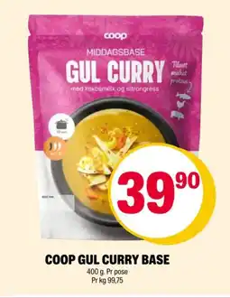 Coop Extra COOP Gul curry base tilbud