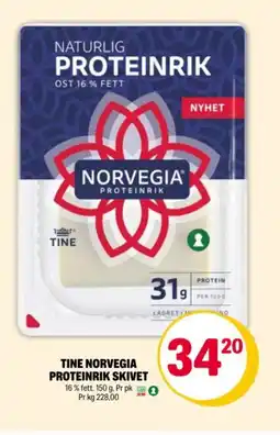 Coop Extra Tine norvegia proteinrik skivet tilbud