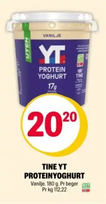 Coop Extra Tine yt proteinyoghurt tilbud