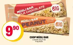 Coop Extra Coop müsli bar tilbud