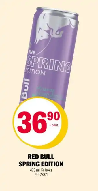 Coop Extra Red bull spring edition tilbud