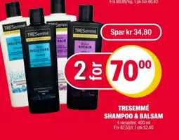 Coop Extra Tresemmé shampoo & balsam tilbud