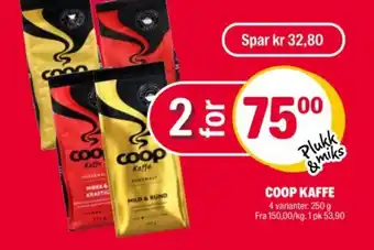 Coop Extra Coop kaffe tilbud