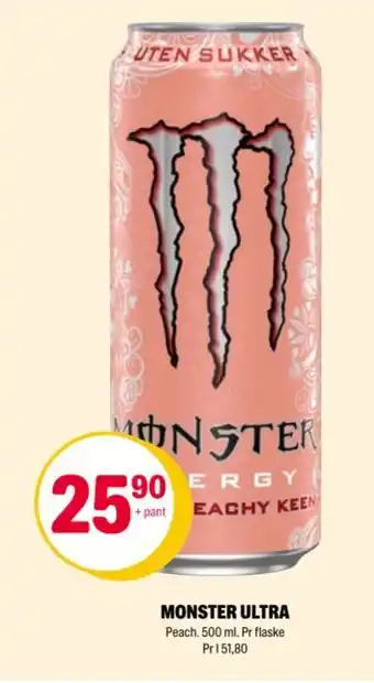 Coop Extra Monster ultra tilbud