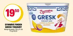 Coop Extra Synnøve finden gresk yoghurt tilbud