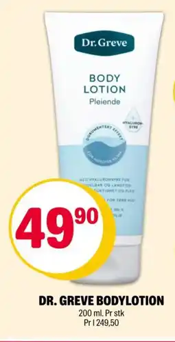 Coop Extra Dr. greve bodylotion tilbud