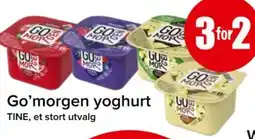 Spar Go'morgen yoghurt tilbud