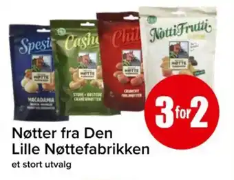 Spar Nøtter fra den lille nøttefabrikken tilbud