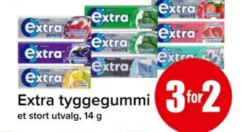 Spar Extra tyggegummi tilbud