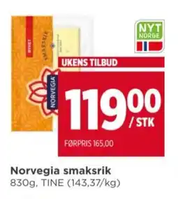 Meny Norvegia smaksrik tilbud