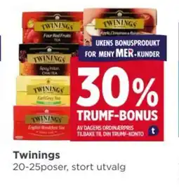 Meny Twinings tilbud