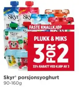 Meny SKYR Porsjonsyoghurt tilbud