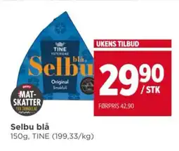 Meny Selbu blå tilbud