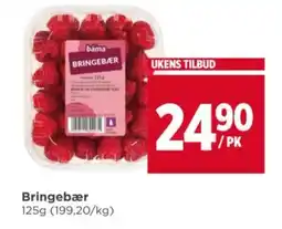 Meny Bringebær tilbud