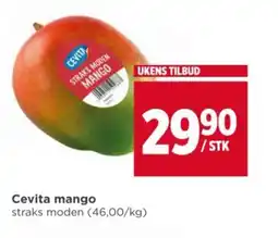 Meny Cevita mango tilbud