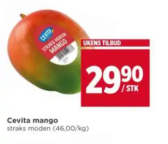 Meny Cevita mango tilbud