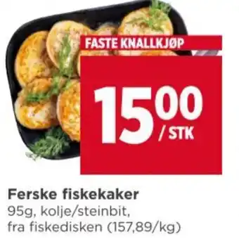 Meny Ferske fiskekaker tilbud