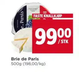 Meny Brie de paris tilbud