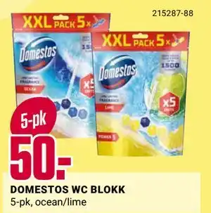 Europris DOMESTOS WC BLOKK tilbud