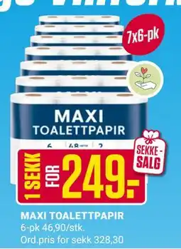 Europris MAXI TOALETTPAPIR tilbud