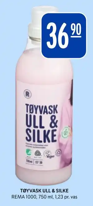 Rema 1000 TØYVASK ULL & SILKE tilbud